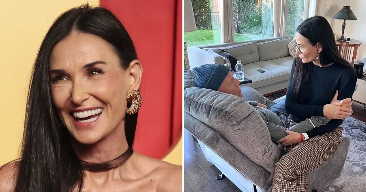 demi.jpg?resize=412,275 - Bruce Willis Ex-Wife Demi Moore Shares New Photos Of Die Hard Actor As She Wishes Him A Happy 69th Birthday