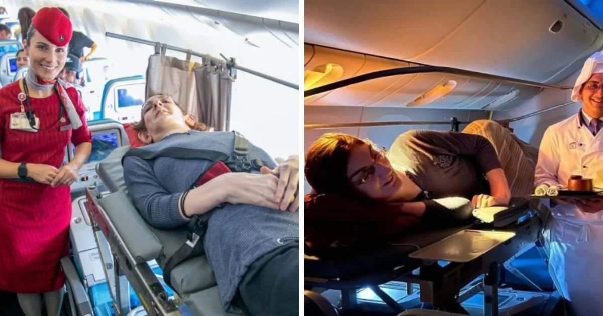 copy of articles thumbnail 1200 x 630 3 4.jpg?resize=1200,630 - World’s Tallest Woman Reveals How She Can Only Fly On A Plane If She LIES DOWN