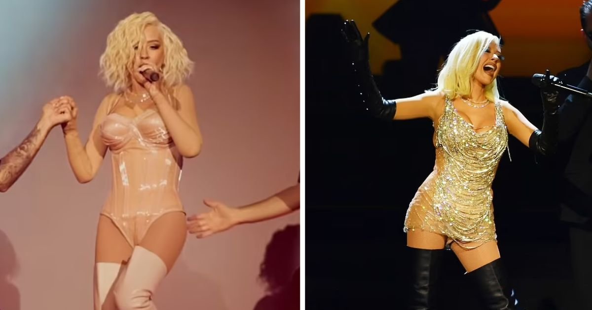copy of articles thumbnail 1200 x 630 9 2.jpg?resize=1200,630 - "She's Ageing BACKWARDS!"- Fans Stunned At Christina Aguilera's New 'Busty' Appeal