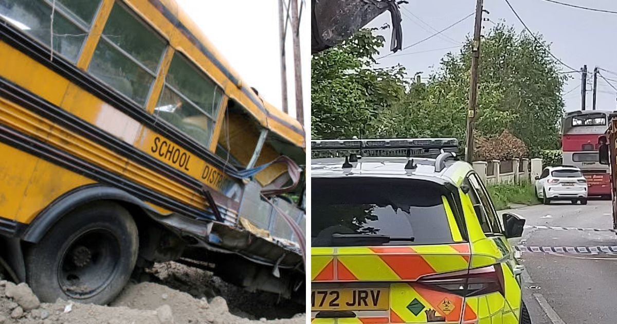 copy of articles thumbnail 1200 x 630 11 8.jpg?resize=1200,630 - Children RUSHED To Hospital After School Bus RIPPED Apart By Tractor In Terrifying Crash