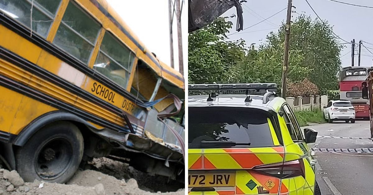 copy of articles thumbnail 1200 x 630 11 8.jpg?resize=412,232 - Children RUSHED To Hospital After School Bus RIPPED Apart By Tractor In Terrifying Crash