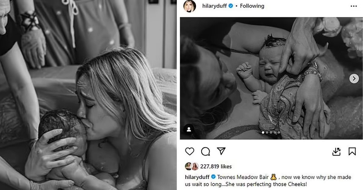 copy of articles thumbnail 1200 x 630 13 1.jpg?resize=1200,630 - Hilary Duff In Tears As Celeb Welcomes Baby Number FOUR At 36 After Giving Birth At Home