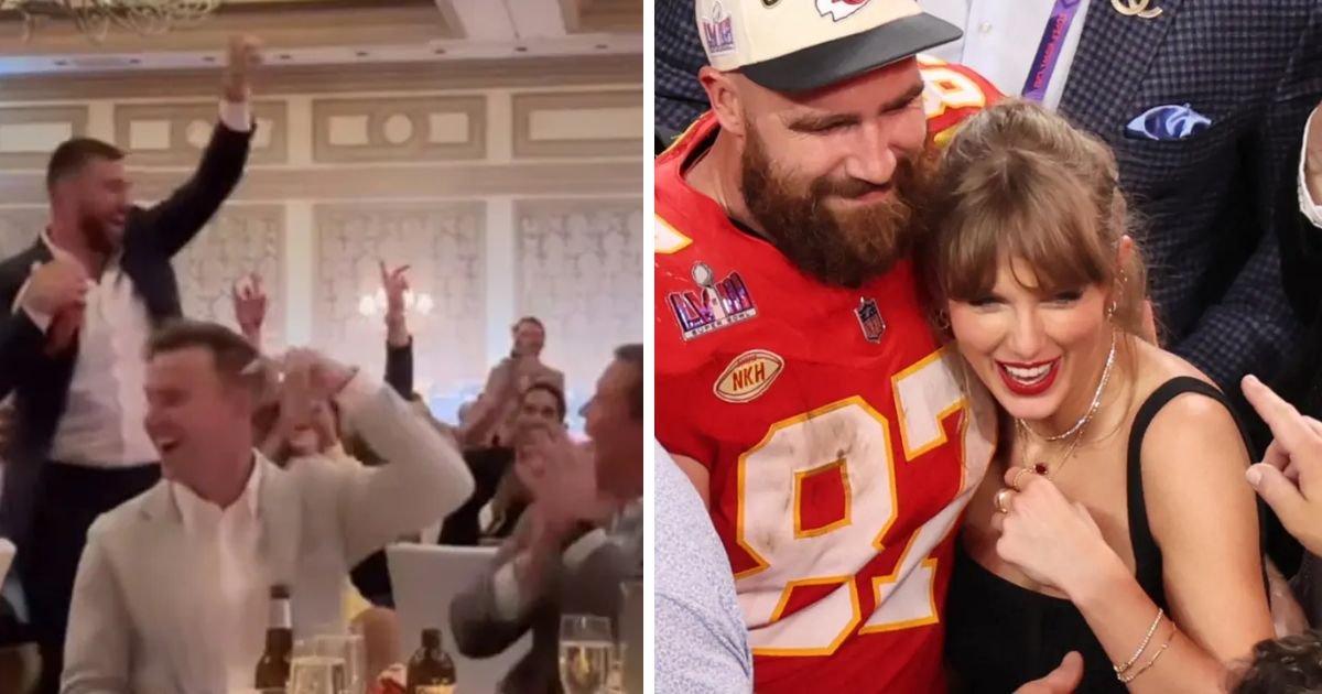 copy of articles thumbnail 1200 x 630 4 2.jpg?resize=1200,630 - "It's NOT Okay!"- Taylor Swift CRINGES At Boyfriend Travis Kelce's 'Loud & Obnoxious' Chants During Event