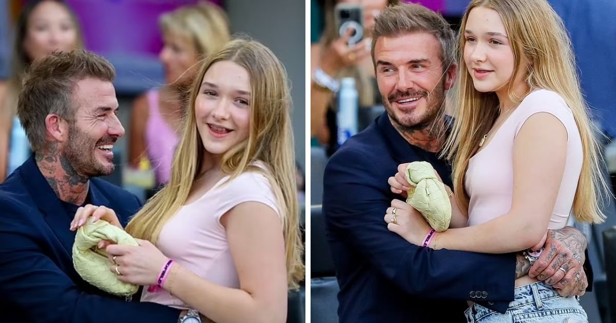 copy of articles thumbnail 1200 x 630 1 3.jpg?resize=1200,630 - "Too Much Affection?"- David Beckham TROLLED For 'Cuddling' With Daughter Harper In Public