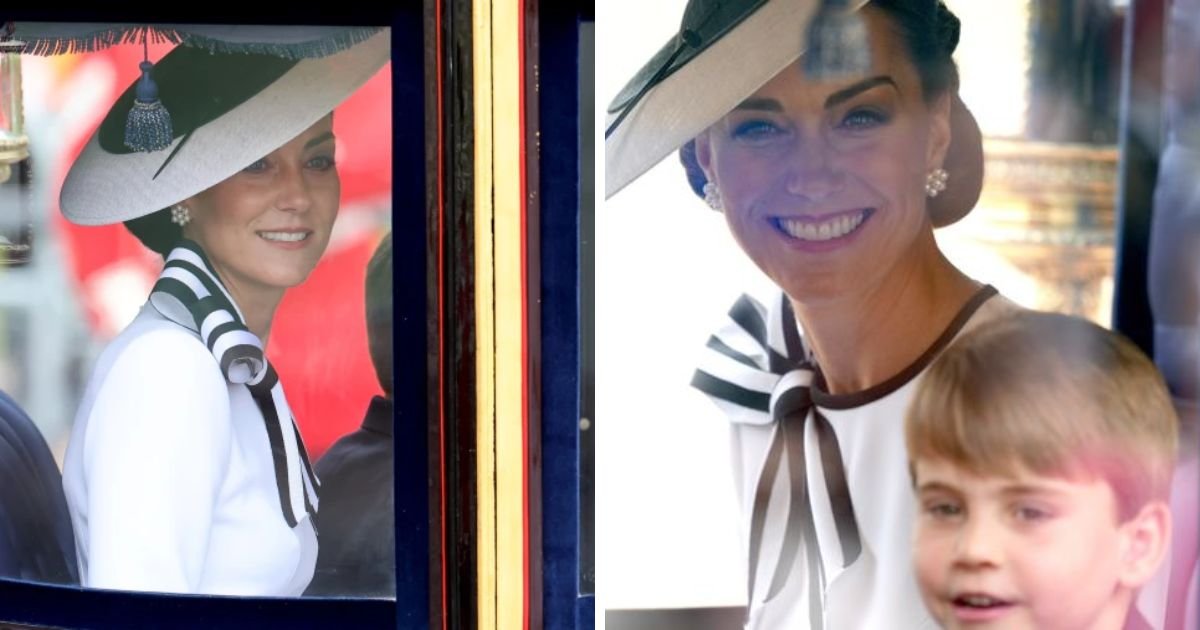 copy of articles thumbnail 1200 x 630 10 3.jpg?resize=1200,630 - Kate Is Back! Princess Of Wales BEAMS In White On Carriage Ride With Three Kids For Trooping The Color Procession