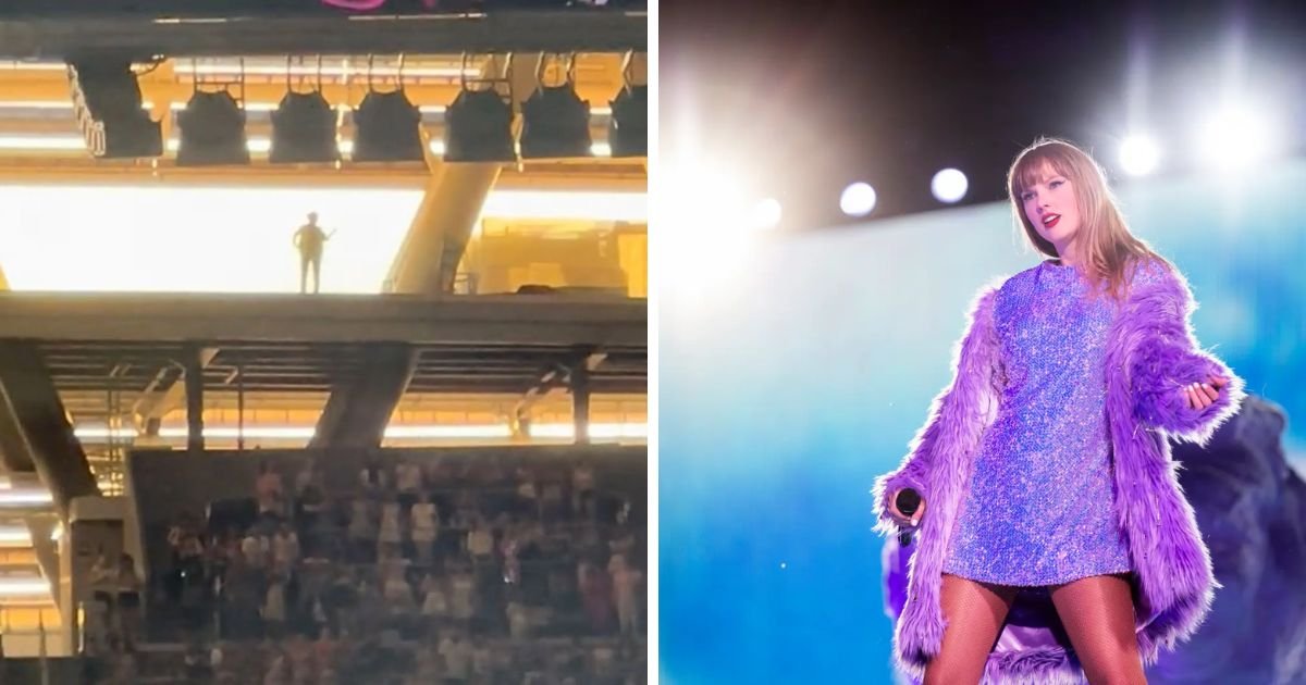copy of articles thumbnail 1200 x 630 3 5.jpg?resize=1200,630 - 'Creepy' Shadow Figure At Taylor Swift Eras Tour Sparks Media Frenzy On New Conspiracy Theory