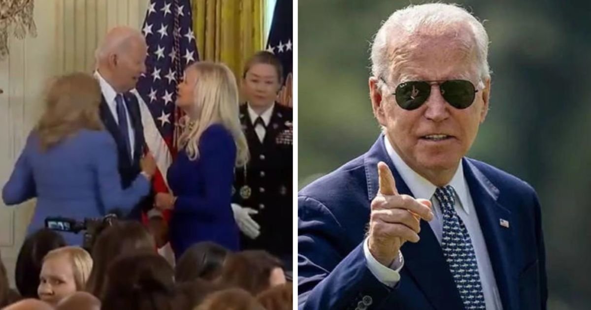 copy of articles thumbnail 1200 x 630 13 1.jpg?resize=1200,630 - Confused Biden ‘Nearly’ KISSES Another Woman After Mistaking Her For Wife Jill Biden