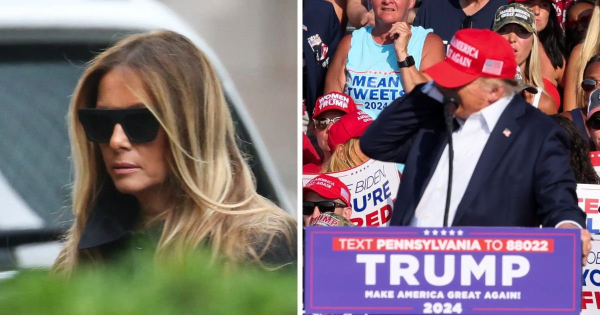 copy of articles thumbnail 1200 x 630 4 13.jpg?resize=412,232 - 'We're Going Through A Devastating Change!'- Upset Melania Trump Breaks Silence After Trump's Assassination Incident