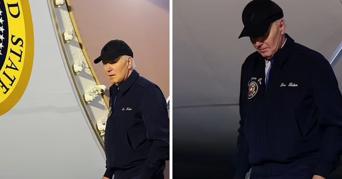 copy of articles thumbnail 1200 x 630 9 6.jpg?resize=1200,630 - 'Where's His Mask!'- Outrage As Viral Images Of 'Maskless' COVID-19 Positive President Biden Stepping Out Of Air Force One Goes Viral