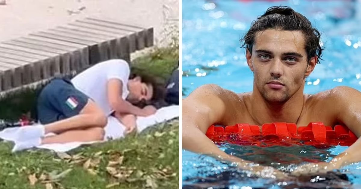 copy of articles thumbnail 1200 x 630 2 2.jpg?resize=1200,630 - Olympics' HOTTEST Swimming Star Spotted Sleeping In a PARK After Slamming Paris Village Conditions