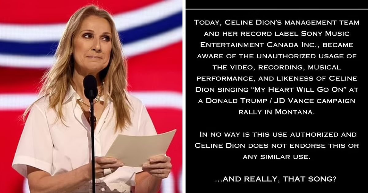 copy of articles thumbnail 1200 x 630 4 11.jpg?resize=1200,630 - 'Don't You Dare'- Celine Dion BLASTS Donald Trump For Using Her 'Iconic' Song At Republican Rally