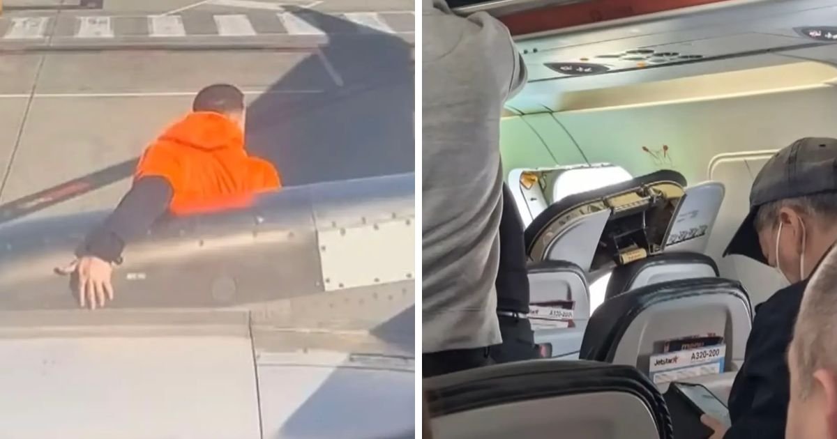 copy of articles thumbnail 1200 x 630 7 11.jpg?resize=1200,630 - ‘Erratic’ Plane Passenger ‘Rips Open’ Exit Door, Walks Onto Wing As Pilot Declares Emergency Amid Loud Screams