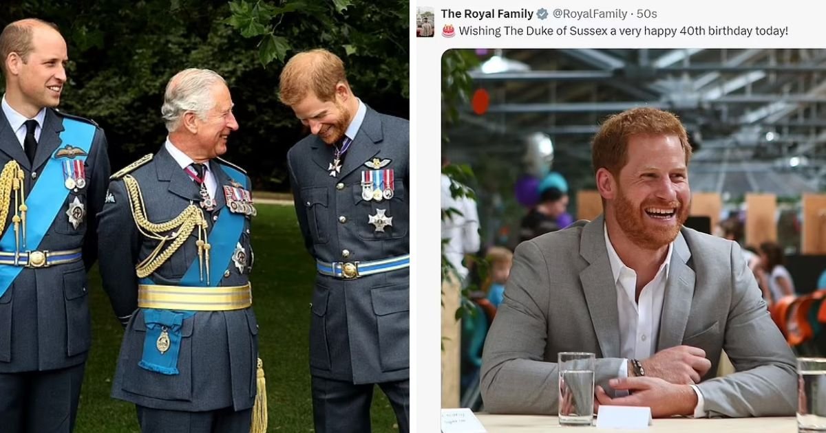 copy of articles thumbnail 1200 x 630 11 11.jpg?resize=1200,630 - King Charles and Prince William Wish Harry a Happy 40th Birthday - With Photo of Meghan Cropped Out