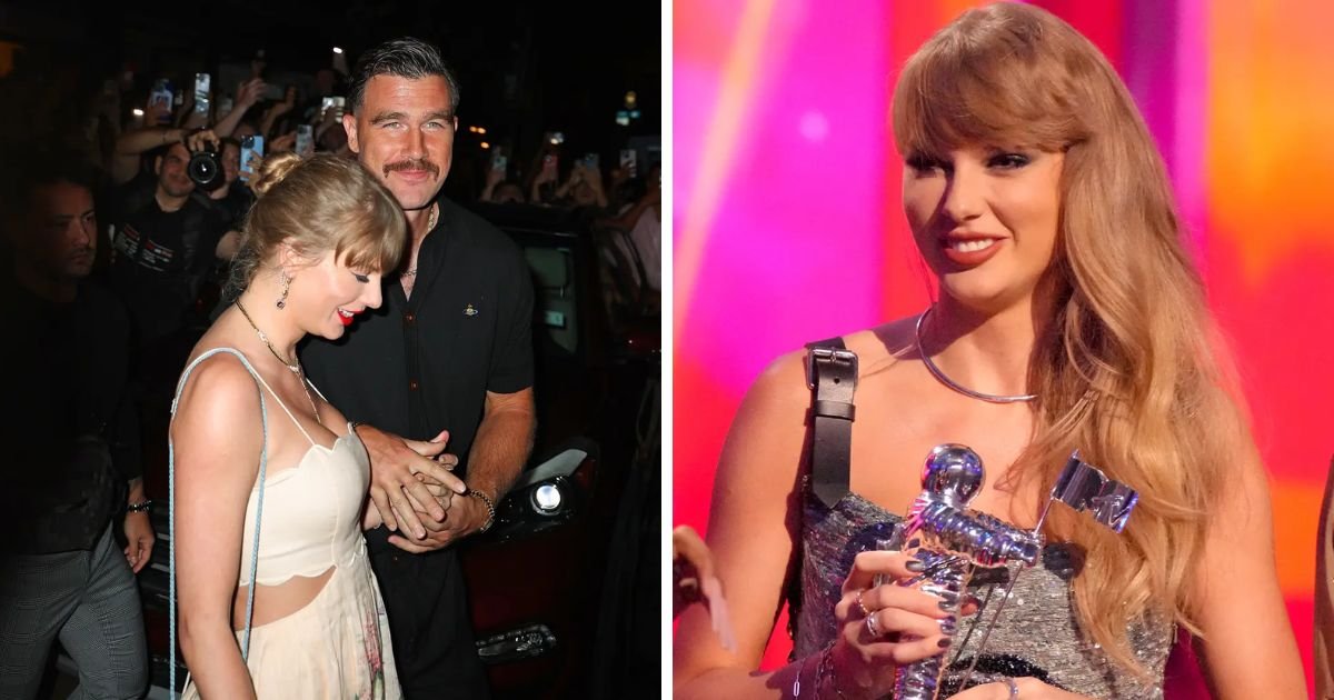 copy of articles thumbnail 1200 x 630 13 2.jpg?resize=1200,630 - 'My Boyfriend, Travis. Everything That Man Touches Turns To Happiness!'- Taylor Swift Dedicates Her VMA Win To NFL Lover