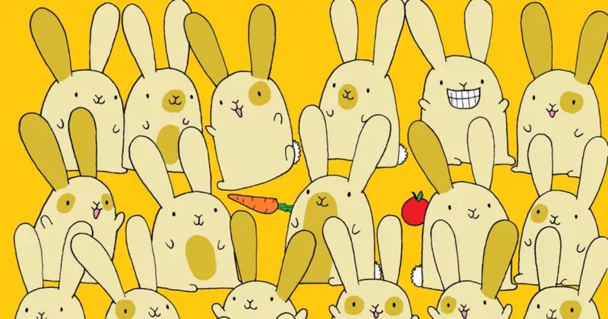 copy of articles thumbnail 1200 x 630 16 2.jpg?resize=1200,630 - Can You Figure Out Which Rabbit In This Group Does Not Have A Twin?