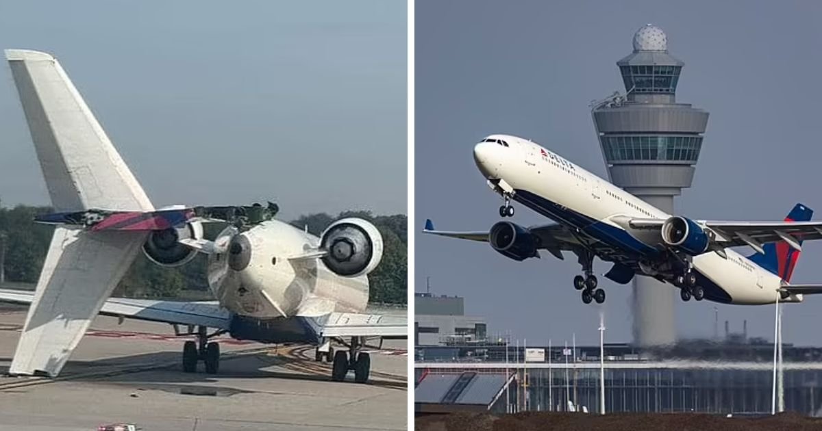 copy of articles thumbnail 1200 x 630 26.jpg?resize=1200,630 - Emergency Declared At Atlanta Airport As Two Delta Airlines Planes COLLIDE On Busy Runway