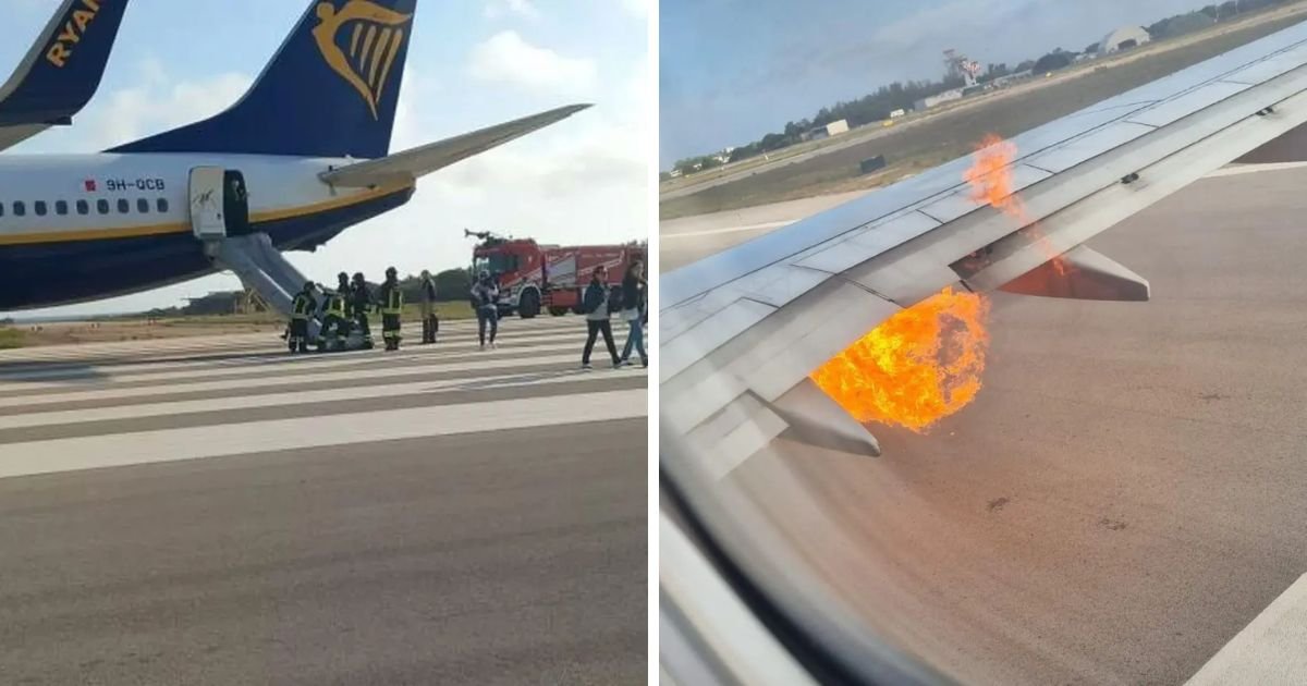 copy of articles thumbnail 1200 x 630 11 3.jpg?resize=1200,630 - Panic & Chaos For Passengers Before Takeoff As Boeing Aircraft’s Engine Shoots Out Massive Flames