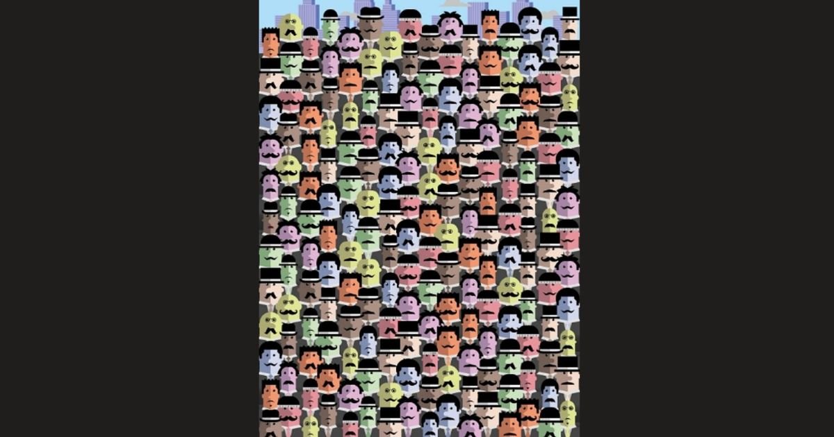 copy of articles thumbnail 1200 x 630 12 12.jpg?resize=1200,630 - How Fast Can You Find The Man With No Moustache Hidden Among The Others?