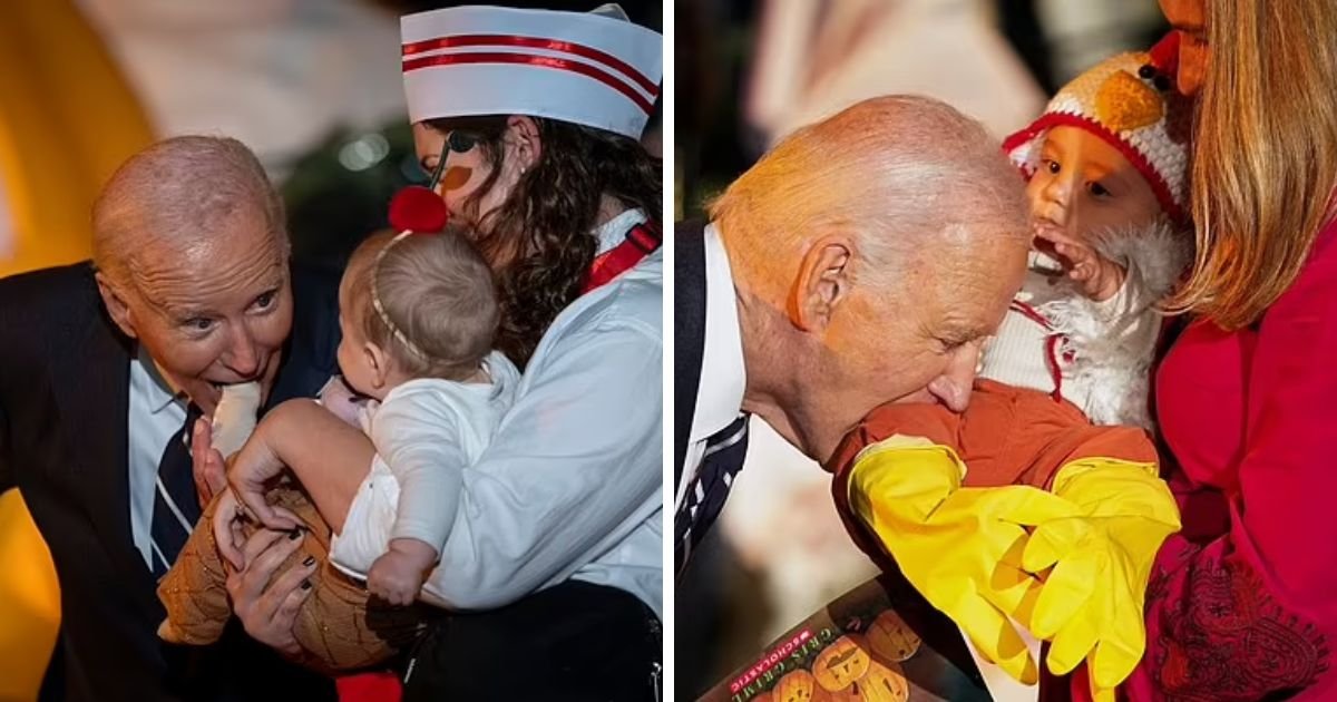 copy of articles thumbnail 1200 x 630 28 1.jpg?resize=1200,630 - 'This Man Is Leading Our Country, Please Help!'- Viewers React After Biden Seen BITING Three Babies