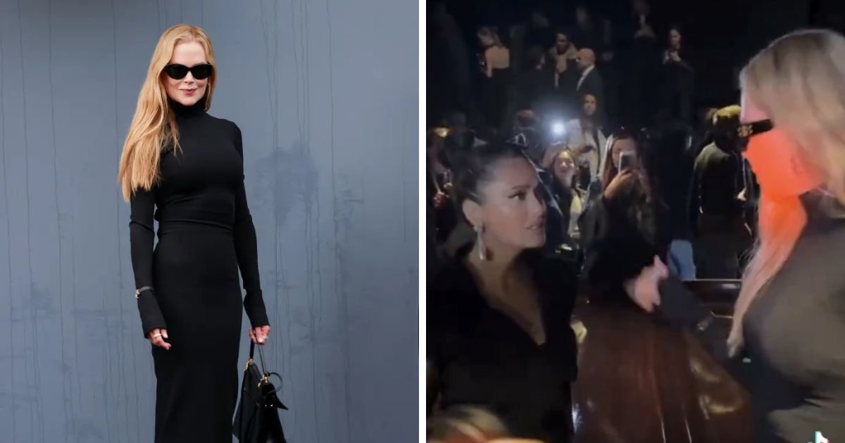 copy of articles thumbnail 1200 x 630 34.jpg?resize=1200,630 - Nicole Kidman PUSHES Salma Hayek Away During Tense Moment at Balenciaga Fashion Show