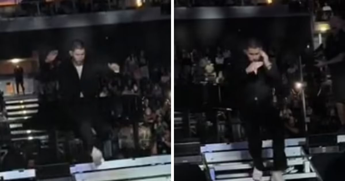 copy of articles thumbnail 1200 x 630 4 12.jpg?resize=1200,630 - Dramatic Moment Panicked Nick Jonas Runs Off Stage After Laser Pointed at Him During Show