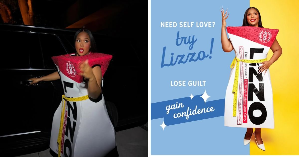 copy of articles thumbnail 1200 x 630 46.jpg?resize=1200,630 - 'Have Some Respect, People Use That For Health Struggles!'- Lizzo BLASTED For Dressing Up As OZEMPIC After Denying Using It