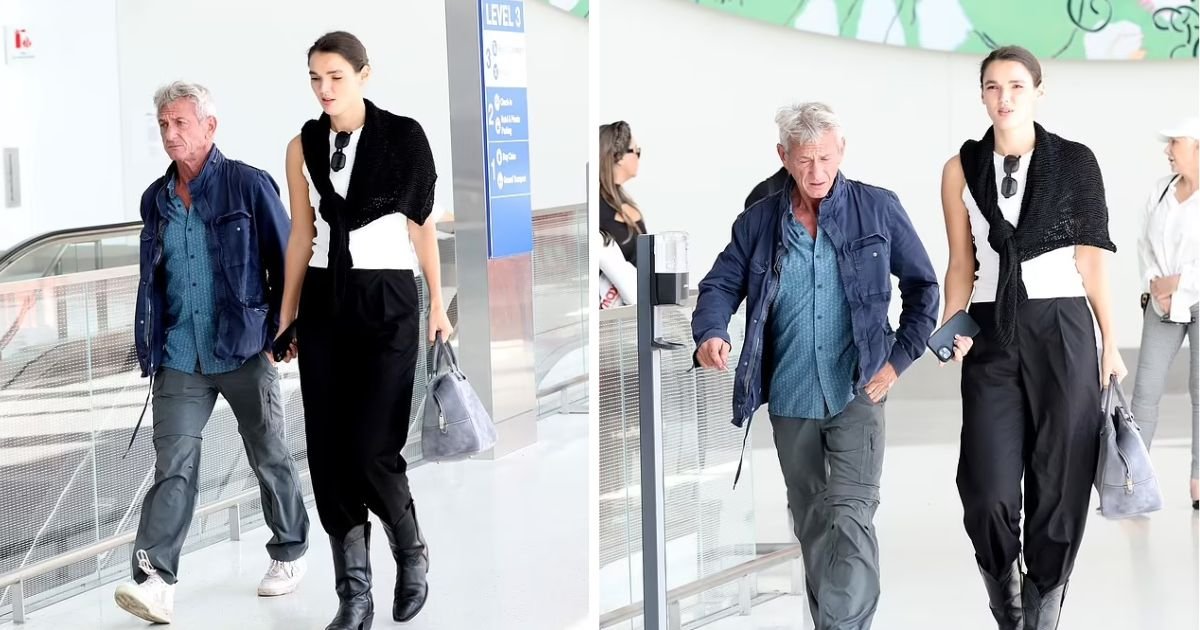 copy of articles thumbnail 1200 x 630 8 5.jpg?resize=1200,630 - Sean Penn, 64, Is Towered Over By His Statuesque Girlfriend, 30, As They Step Out Together