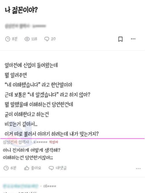 4 3.png?resize=1200,630 - 신입이 "네 이해했습니다" 라고 하는게 거슬린다.