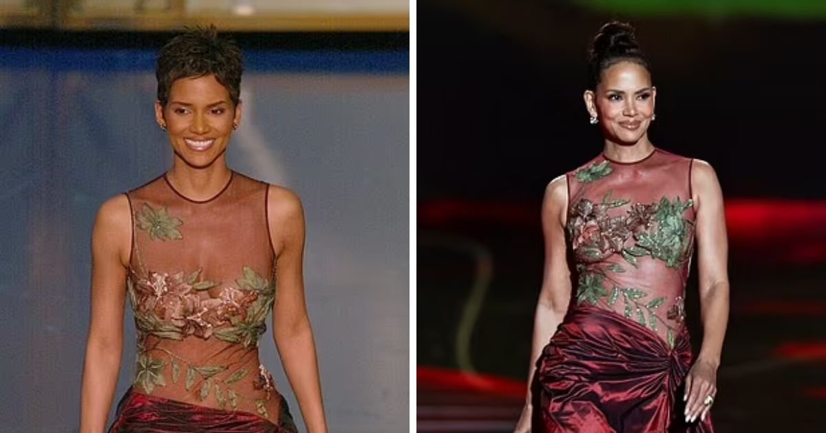 copy of articles thumbnail 1200 x 630 2 13.jpg?resize=1200,630 - Halle Berry, 58, Proves She Isn’t Ageing As She Rewears Iconic Oscars Dress from 22 Years Ago