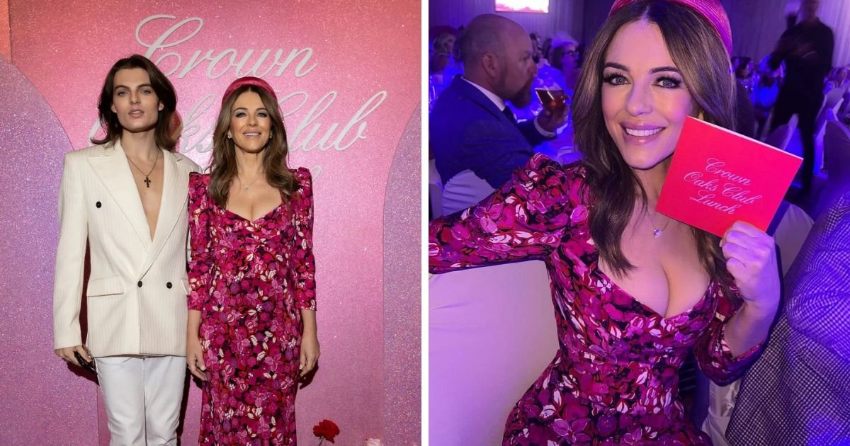 copy of articles thumbnail 1200 x 630 2 9.jpg?resize=1200,630 - Liz Hurley, 59, Spills Out of Plunging Pink Dress as Fans Beg 'Please Marry Me'