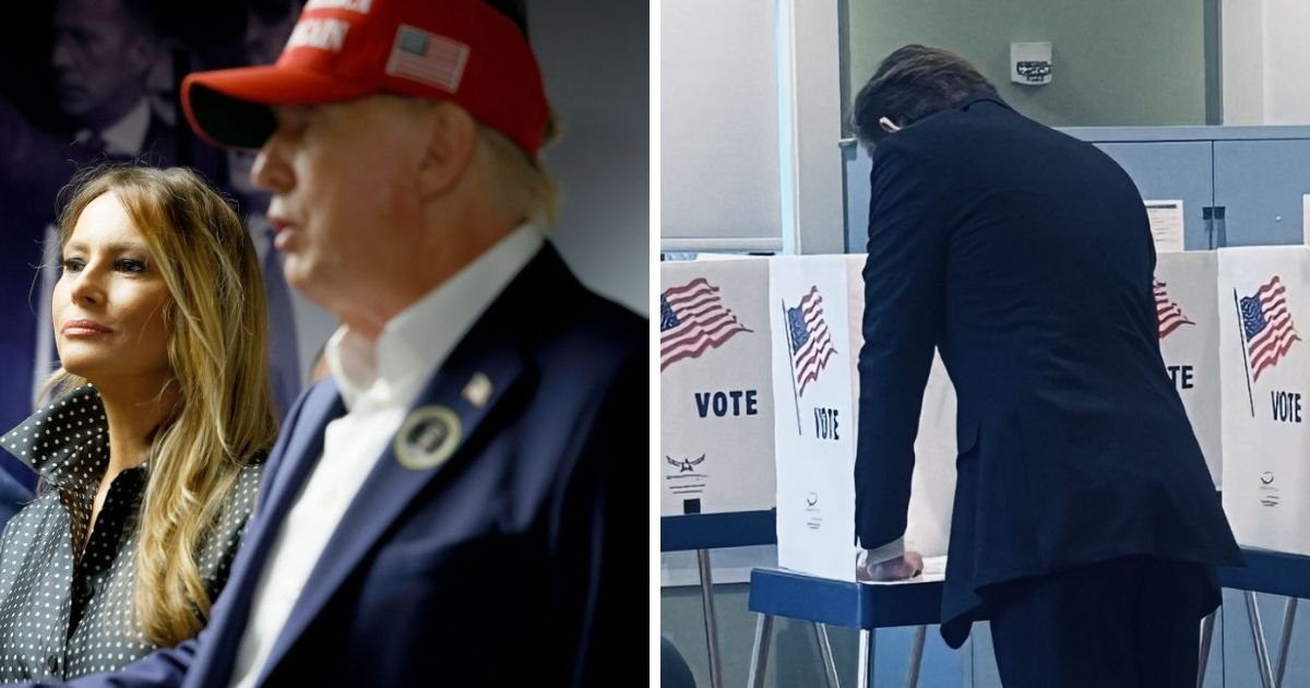 copy of articles thumbnail 1200 x 630 28.jpg?resize=1200,630 - 'Proud Mom' Melania Trump Shares Clicks Of Son Barron Trump Casting 'First Ever' Vote 'For His Dad'