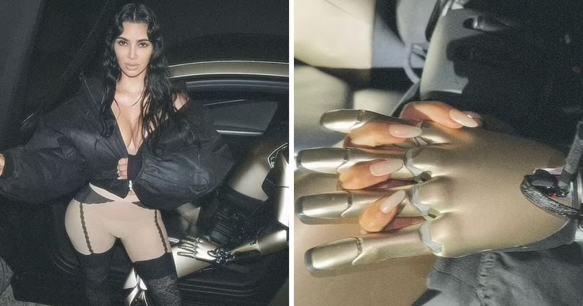 copy of articles thumbnail 1200 x 630 4 16.jpg?resize=1200,630 - Braless Kim Kardashian DISTURBS Fans As She Strips Down To Stockings & Straddles Elon Musk’s $30K Tesla Bot