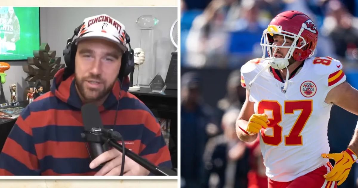 copy of articles thumbnail 1200 x 630 4 25.jpg?resize=412,232 - 'Shame On You!'- Selfish Travis Kelce SLAMMED For Walking Past Child Who FELL From The Stands At NFL Game