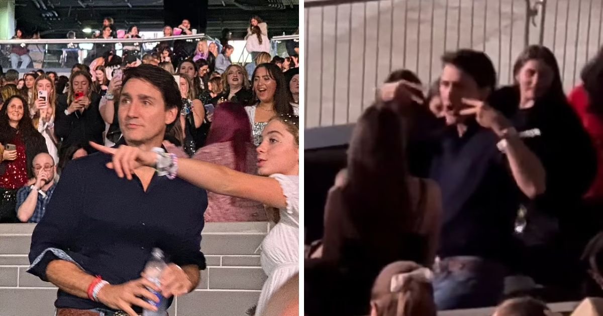 copy of articles thumbnail 1200 x 630 7 9.jpg?resize=1200,630 - Canadian PM Justin Trudeau SLAMMED As 'Cringe-Worthy' Videos Show Him DANCING At Taylor Swift Concert As Montreal Burns With Riots