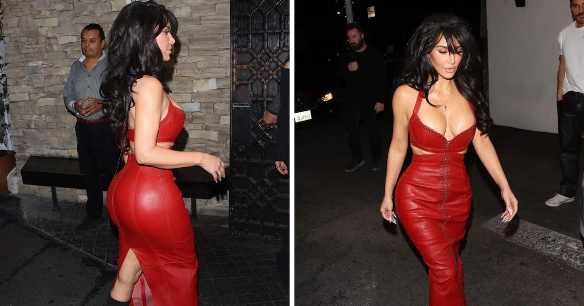 copy of articles thumbnail 1200 x 630 1 35.jpg?resize=1200,630 - Kim Kardashian Serves Major Hollywood Glam With Her Boot & Booty In Sultry Red Festive Gown