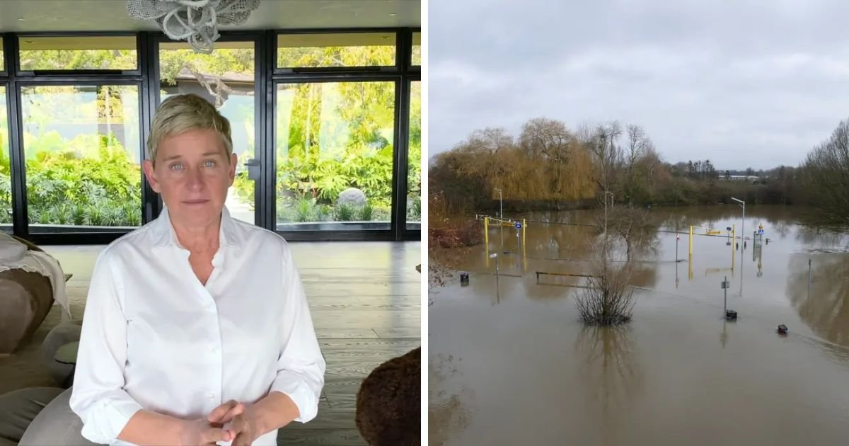 copy of articles thumbnail 1200 x 630 2 1.jpg?resize=1200,630 - 'Karma' Trends On Social Media After Ellen DeGeneres' UK Home DROWNS In Floods