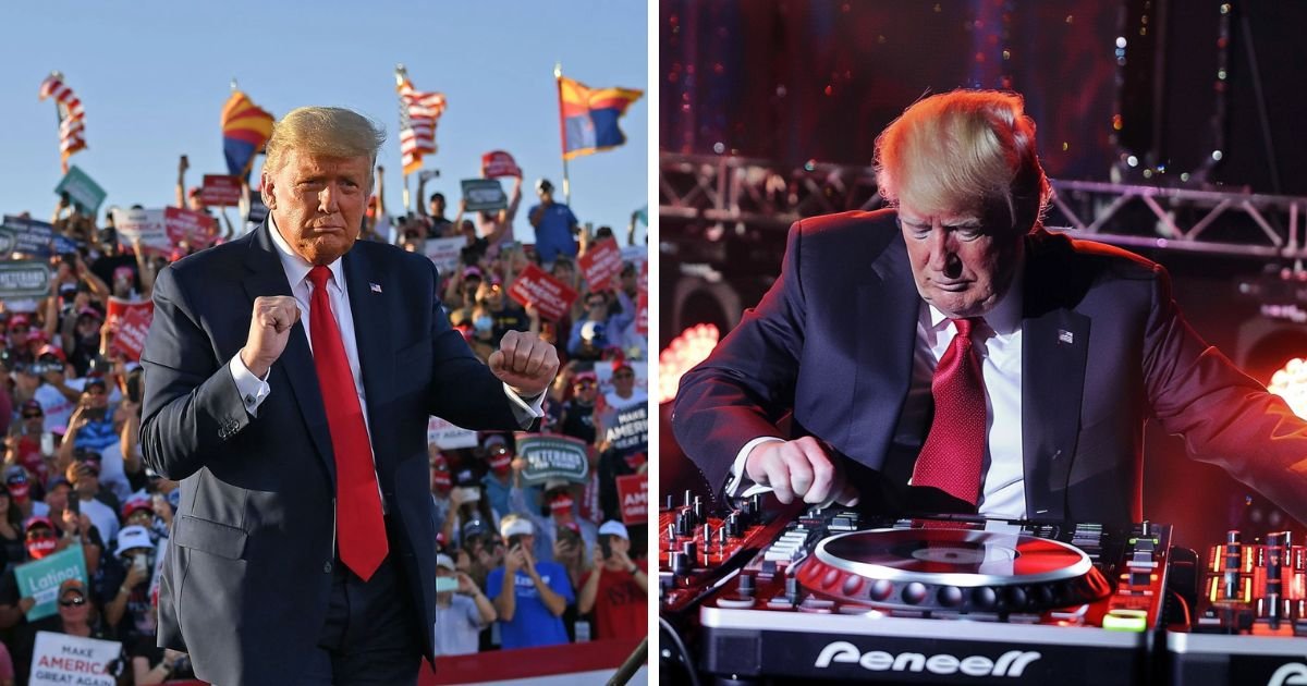 copy of articles thumbnail 1200 x 630 3.jpg?resize=1200,630 - 'This President is a Joke!'- Donald Trump Gets Criticized For Playing DJ At Thanksgiving Bash