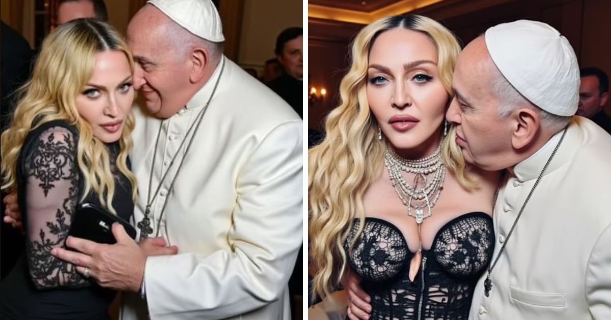 copy of articles thumbnail 1200 x 630 35.jpg?resize=412,232 - 'Ridiculously Disrespectful!'- Madonna Angers Fans With New Photos Of Her & Pope Francis