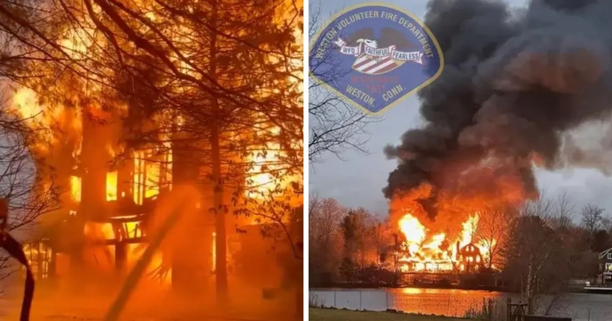 copy of articles thumbnail 1200 x 630 4 2.jpg?resize=1200,630 - Connecticut Mansion Engulfed in Flames on Thanksgiving as Residents Fried Turkey Inside Garage