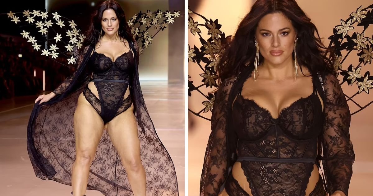 copy of articles thumbnail 1200 x 630 5 13.jpg?resize=1200,630 - "Get Off The Runway, This Is Nasty!"- Ashley Graham's Catwalk In VS Lingerie Sparks Backlash From Viewers