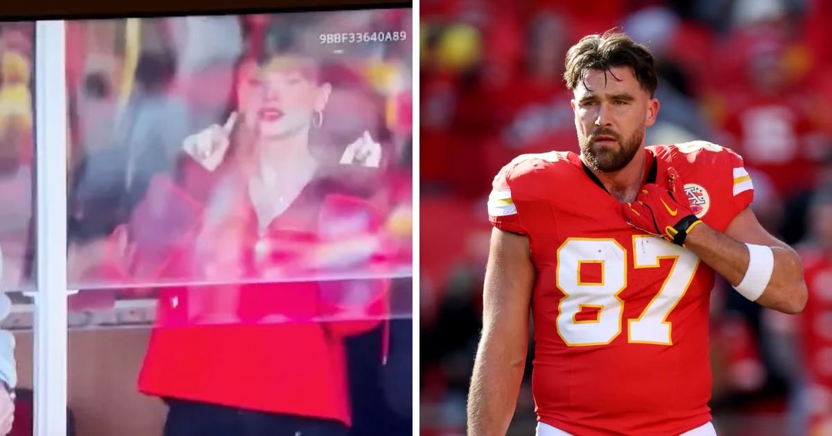 copy of articles thumbnail 1200 x 630 5.jpg?resize=1200,630 - Taylor Swift Turns Stadium Into A Love Ground By Sending Sweet Signals To Travis Kelce During Game