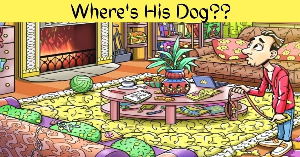 copy of articles thumbnail 1200 x 630 6 14.jpg?resize=1200,630 - How Fast Can You Find The Missing Dog In This Picture?