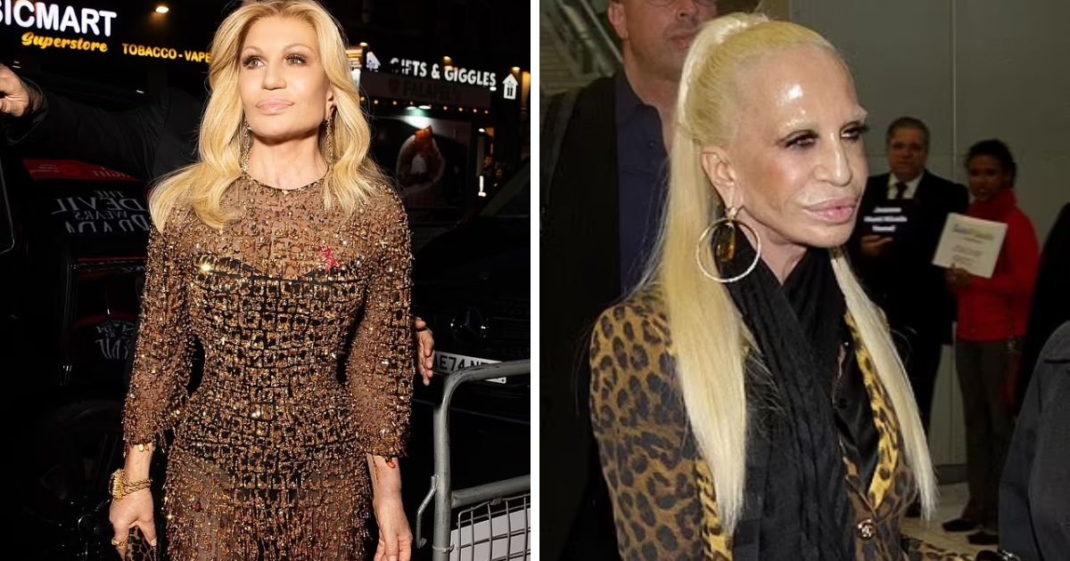 copy of articles thumbnail 1200 x 630 6 6.jpg?resize=1200,630 - How Did Donatella Versace Get That Face At 69? Star's Drastic Transformation Leaves Fans Stunned