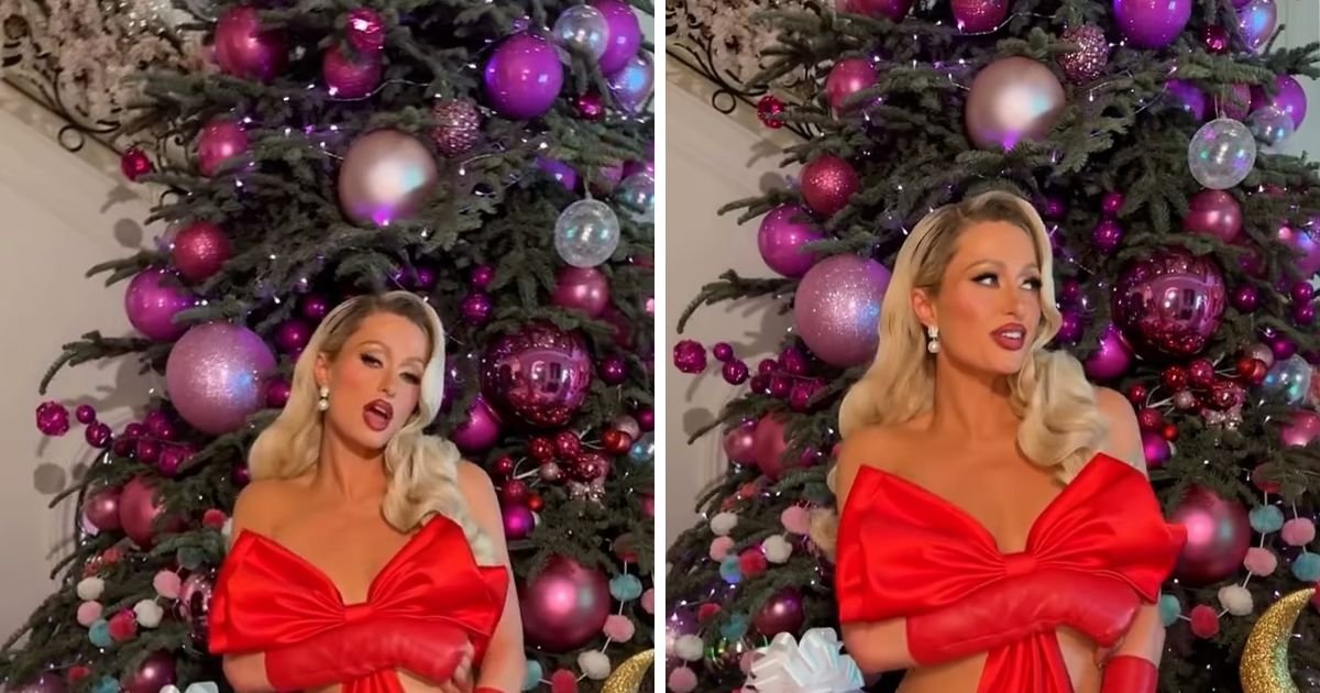 copy of articles thumbnail 1200 x 630 7 12.jpg?resize=412,275 - ‘Disgustingly Shameful, You’re A Mother of Two!’- Paris Hilton BLASTED For Spreading ‘Naughty Holiday Vibes’ With N*ked Christmas Look