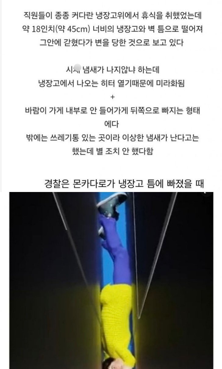 0 6 2.jpg?resize=412,275 - 실종된지 10년 만에 마트 냉장고 뒤에서 발견된 직원