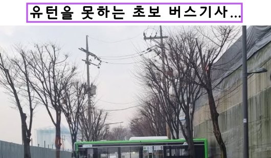 1 29.png?resize=412,232 - 유턴을 못하는 초보 버스기사...