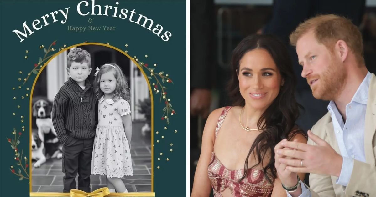 copy of articles thumbnail 1200 x 630 10.jpg?resize=1200,630 - 'So Very Weird!'- Royal Fans React To Prince Harry & Meghan Markle's 'Creepy Children' In New AI Christmas Card