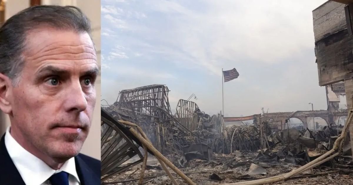 copy of articles thumbnail 1200 x 630 19 1.jpg?resize=1200,630 - Dramatic Photos Show Hunter Biden’s Malibu Home Burned to the Ground — as Right-Wing Trolls Claim Blaze is 'Destruction of Evidence'