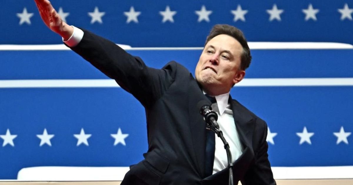 copy of articles thumbnail 1200 x 630 4 22.jpg?resize=412,275 - 'This Man Needs Help!'- Elon Musk Performs Nazi Salute & Draws Outraged Reaction For 'Strange Behavior' At Trump's Inauguration