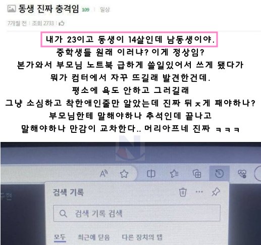 6 5.png?resize=412,275 - 14살 동생 ㅇㄷ 검색 기록에 충격 받은 누나....